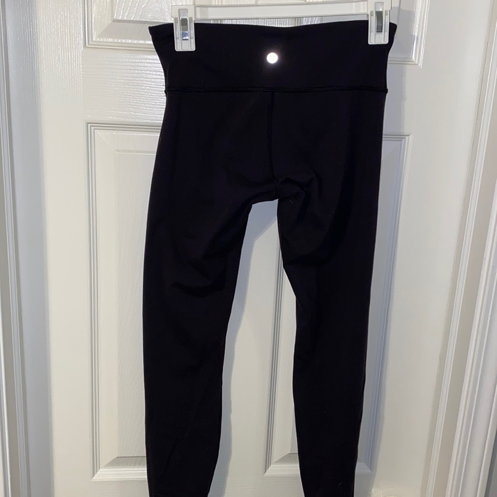 Size 6 Lulu lemon black leggings